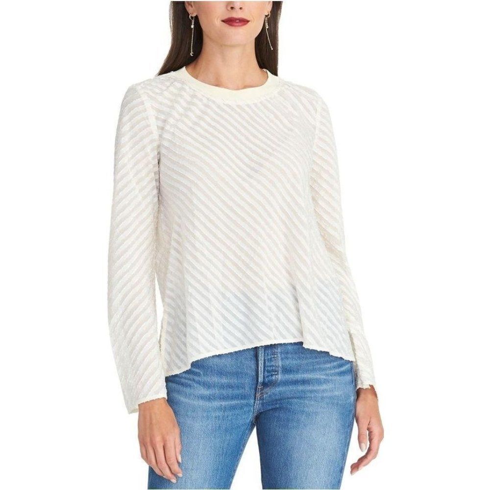 Rachel Roy Long Sleeve Crew Neck Tunic Top XL